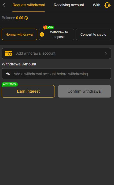 withdraw